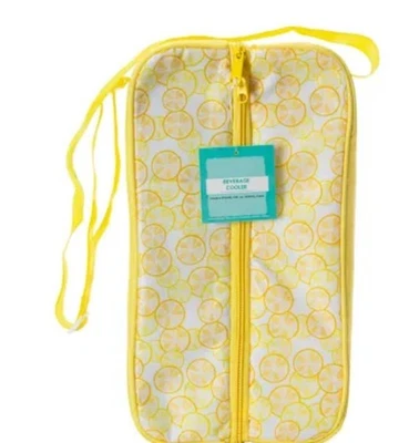 Bolsa refrigeradora de viaje de vino 2 botellas bolsa de transporte picnic dos 2 botellas o 4 latas nueva  Foto 1 de 4