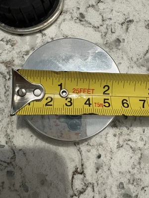 Tapas centrales GMC gris oscuro cromo 2,5" 4 de ellas Foto 1 de 4