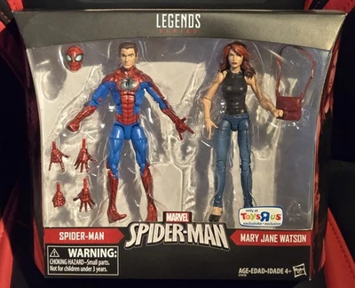 Marvel Legends Spider-Man Mary Jane Watson Paquete de 2 Juguetes R Us Exclusivo Sellado Foto 1 de 2