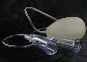 Nippel Nipple Pump Pumpe Sauger Sucker mit 2 x 6 cm Saugglocken als Stillhilfe - Bild 1 von 5