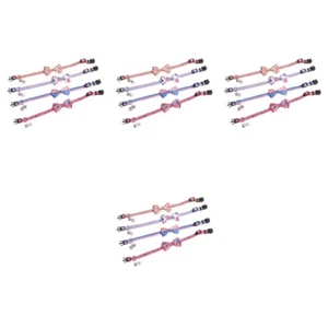 Set of 4 Necklace Collar for Mini Breeds Adjustable Dog - Picture 1 of 12