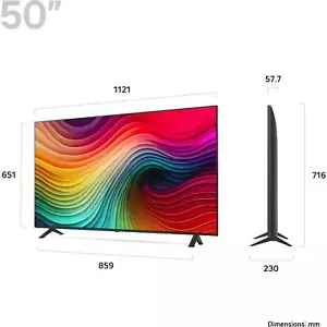 LG 50NANO81T6A 50" 4K NanoCell Smart TV 60Hz Refresh Rate - Picture 1 of 4