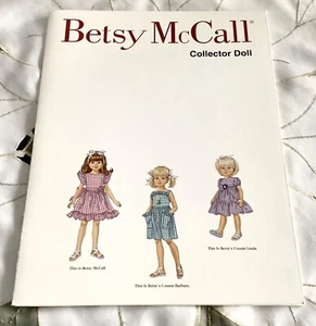 1998 Betsy McCall Collector Doll Fold Out Booklet from Robert Tonner Dolls - Bild 1 von 5