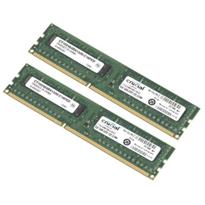 Crucial Kit 16GB (2x 8GB) 1333MHz DDR3 UDIMM RAM Desktop Memory CT102464BA1339 - Picture 1 of 9