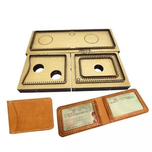 Drivers License Holder Leather Cutting Die ID Card Case Wallet Making Templates - Picture 1 of 5