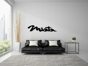 Mazda Miata Badge Steel Wall Decor Decoration Art Mx5 Na Nb Nc Nd 1.6 1.8 Turbo - Picture 1 of 7