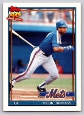 1991  Topps Traded #14T Hubie Brooks New York Mets