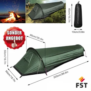 1 Person Waterproof Ultralight Backpacking Solo Tent for Stealth Camping - Picture 1 of 16
