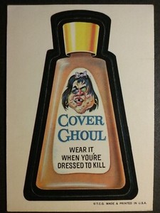1973 TOPPS WACKY PACKAGES 1ST SERIES COVER GHOUL EXCELLENT
