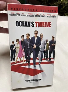 Ocean’s Twelve VHS 2005 Widescreen Edition, Late Era, Action Movie Tape - Picture 1 of 3