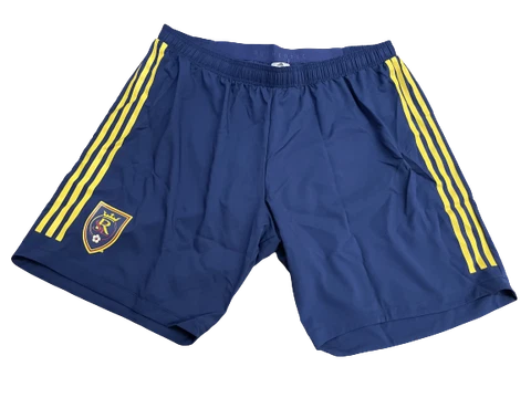 Adidas MLS Real Salt Lake 2XL Athletic Shorts Blue/Red/Yellow Sz 2XL ce6274 Cover