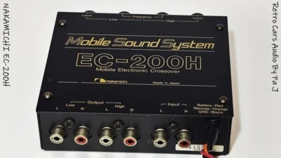 EC-200H NAKAMICHI │Sistema de sonido móvil │Crossover electrónico móvil Foto 1 de 4