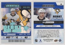 2019-20 Credentials Debut Ticket Access /999 Adam Johnson Tier 1 #88 Rookie RC