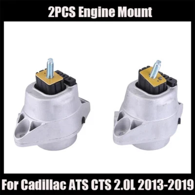 Para Cadillac ATS CTS 2,0 L 2013 2014 2015 2016 - 2019 2 PIEZAS montaje de motor diestro y derecho Foto 1 de 4