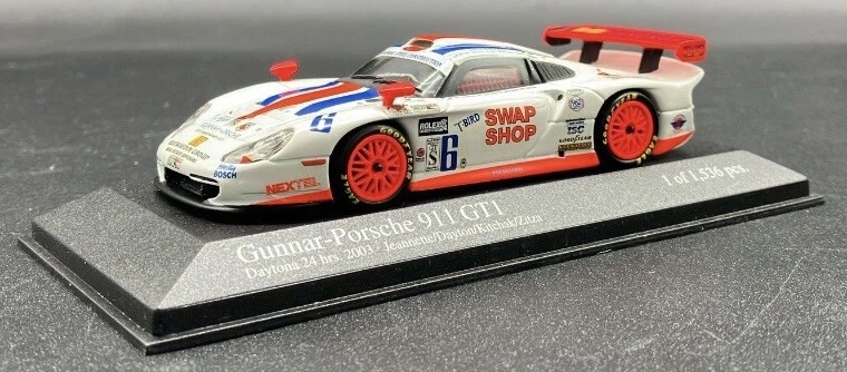 Kitchak Minichamps 1/43 Gunnar Porsche GTI Daytona 24 Hs 2003 400036806 Foto 1 de 4