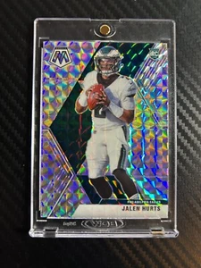 2020 Panini Mosaic #222 Jalen Hurts RC Rookie True Silver Prizm Parallel Card  - Picture 1 of 2