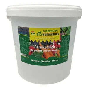 10 Liter - Gemüseglück BIO Wurmhumus | Für gesundes & leckeres Gemüse - mit posi - Bild 1 von 6