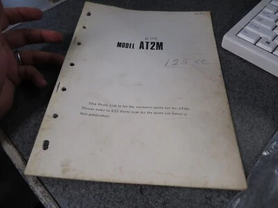 Lista de piezas de fábrica Yamaha modelo 1972 AT2M 318-80 Foto 1 de 4