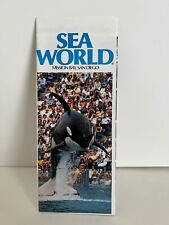 Vintage Sea World San Diego Brochure Pamphlet