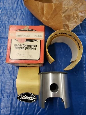 PISTÓN WISECO 361PS KAWASAKI KX250cc 1973-1974 de colección Foto 1 de 4