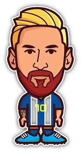 MESSI ARGENTINA 3M STICKER DECAL US TRUCK WINDOW SOCCER FOOTBALL GOAT LIONEL CAR - Picture 1 of 1