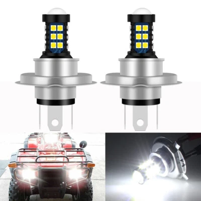 Kit de bombillas de faros LED H4 brillantes 6000K blanco para Yamaha YW125 Zuma 125 2009-2015 Foto 1 de 4