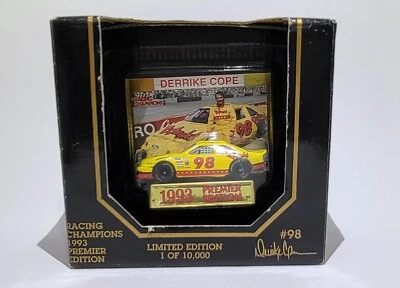 NIB 1993 Racing Champions 1:64 Premier Edition NASCAR Diecast #98 Derrike Cope - Image 1 of 4