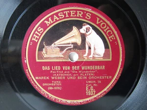 78rpm MAREK WEBER & SIEGFRIED ARNO Wenn die Elisabeth nicht so schöne Beine hätt - Picture 1 of 2