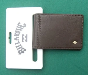 New Billabong Dimension Bi-Fold Mens 00111 Brown Leather Mens Wallet RBCK-210 - Picture 1 of 5