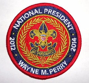 Boy Scouts of America Wayne Perry National President Commemorative Patch - Picture 1 of 1