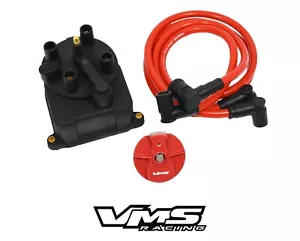 VMS DISTRIBUTOR CAP ROTOR EXTERNAL COIL CONVERSION 97-01 HONDA CRV B20 - Picture 1 of 7