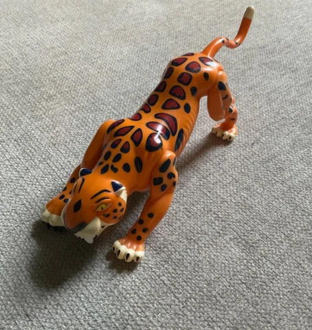 DISNEY Tarzan 9" Plastic SABOR Slashing Action Sabretooth Tiger Action Figure Cover