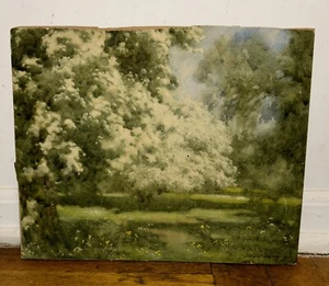 Pintura de acuarela de árboles de paisaje de Hugh Littleton Norris (británico 1863-1942) - Imagen 1 de 12
