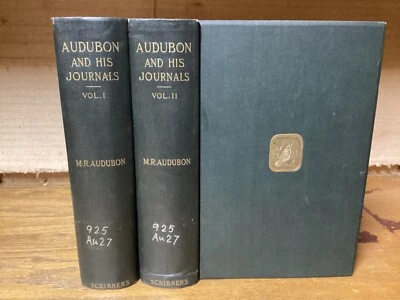 1897 2 Vols. Audubon And His Journals - Maria R. Audobon - Illustrated - Image 1 of 4