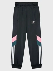 Junior Boys Girls Adidas Track Pants Joggers Trouser Black - Picture 1 of 3