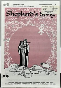 Shepherd's Song Nancy Grundahl Unison Voices w Flute Keyboard Piano Sheet Music - Picture 1 of 4