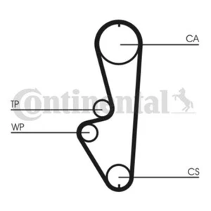 ContiTech Timing Belt Kit Set - Part No: CT765K1 - 108 Teeth - EO Quality - Picture 1 of 3