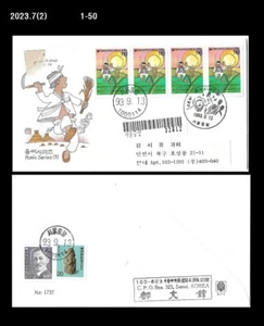 Agriculture,Food,Farming,Work song,Music Series,Korea 1993 REG FDC,Cover - Picture 1 of 1