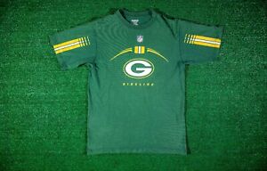 Reebok Green Bay Packers Sideline T Shirt Green Size Medium