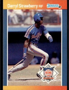 1989 Donruss All Stars Darryl Strawberry #34 New York Mets
