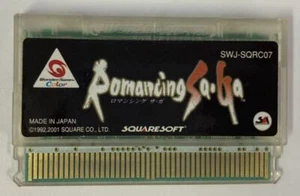Bandai WonderSwan Color Romancing Sa Ga Japan Cartridge Only 8615 SP - Picture 1 of 2