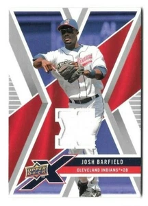 2008 Upper Deck X Baseball Josh Barfield Cleveland Indians Jersey - Picture 1 of 1