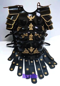 Medieval Armour Greek Muscle Armor Muscular Hunting Ancient Roman Cuirass Weave - Foto 1 di 7
