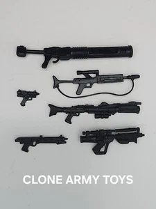 Star Wars Weapons Lot DC 15 17 Blaster Riffle Droid Gun Clone Vintage Collection - Picture 1 of 2