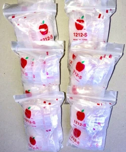 Baggies 1212 S Original Apple Markentüten 2,5 Mil Auflösung Abverkauf!! (5.000) - Bild 1 von 1