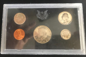 1972 U.S. Mint Proof Set, 3 Quarters, 5 Dimes, 5 Nickels out of Mint Sets + R