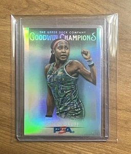COCO GAUFF 💎 RISING SUPERSTAR!!! ✨ROOKIE✨CARD ✨RARE✨REFRACTOR 2021 UPPER DECK - Picture 1 of 2