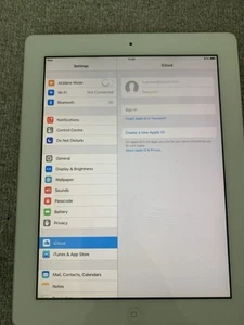 Apple iPad 2 A1395 64GB, WI-FI 9.7" Display Unlocked ipad Silver White Ready - Picture 1 of 7
