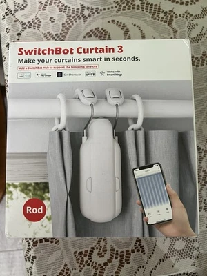 SwitchBot Cortina 3 (Varilla) - Abridor de Cortinas Inteligente | CAJA ABIERTA Foto 1 de 4