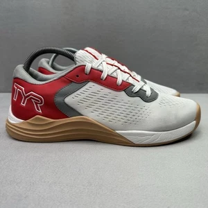 TYR CXT-1 Trainer Womens Size 9.5 Shoes White Red Training Athletic Gym Sneakers - Picture 1 of 8
